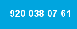 920 038 07 61